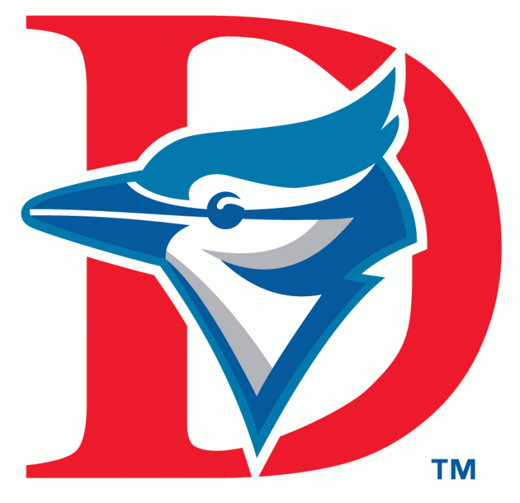 Dunedin Blue Jays 1997-2003 Alternate Logo iron on paper